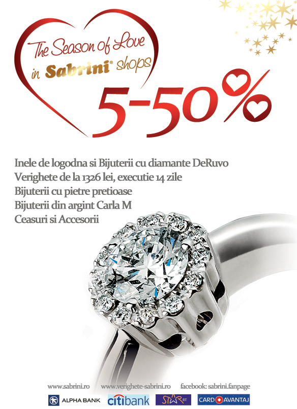 You are currently viewing A inceput sezonul iubirii in magazinele Sabrini!