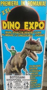 Read more about the article Cea mai mare expoziție de dinozauri din Europa ajunge la Botoșani Shopping Center