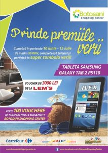 Read more about the article Tombola “Prinde premiile verii”