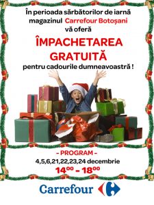 Read more about the article Serviciul Impachetat gratuit pentru cadouri!