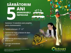 Read more about the article Sarbatorim 5 ani memorabili impreuna!