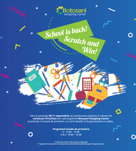 Read more about the article School is back! Scratch and Win!