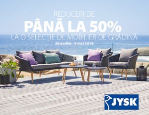 Read more about the article JYSK : Reduceri pana la 50% la mobilierul de gradina