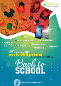Read more about the article Tombola cu premii : Back to school!