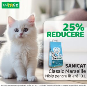 Read more about the article ANIMAX : 25% Reducere – Sanicat Classic Marseille 10L